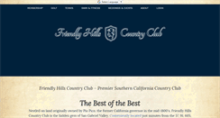 Desktop Screenshot of friendlyhillscc.com